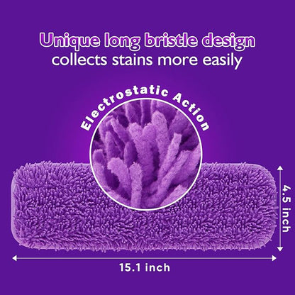 Reusable Mop Pads for Swiffer PowerMop, 8 Pack Microfiber Mop Pad Refill - Image 3