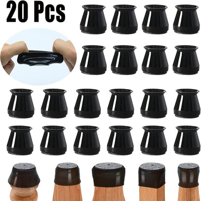 BUMACO 20Pcs Chair Leg Floor Protectors Chair Leg Protectors - Image 4
