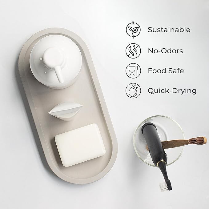 Selegna Diatomaceous Earth Stone Sink Tray - Image 4