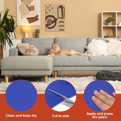 PATIKIL Leather Patches Tape for Furniture, 6.3 x 61 Inch Self Adhesive Vinyl - Image 3