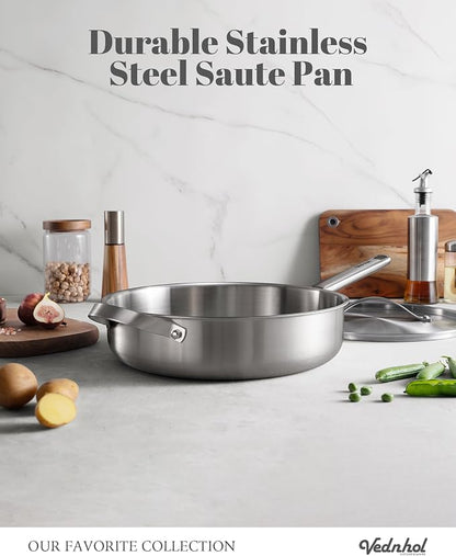 Stainless Steel Cookware Set, PFOA&PTFE Free, Dishwasher&Oven Safe, Kitchen - Image 9