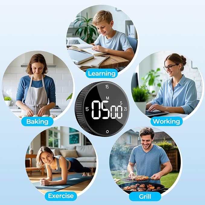 Magnetic Kitchen Timer for Cooking - Image 8