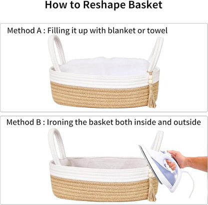 ABenkle Small Storage Basket for Toilet Tank Top - Image 8