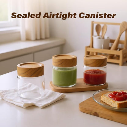 2-Pack 6 oz Glass Canisters - Image 3