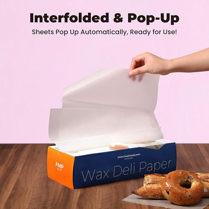 Fit Meal Prep 12 x 10.75" Wax Paper Sheets - Image 3