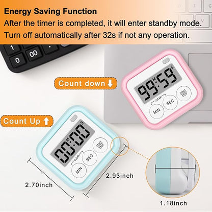 Timer, Kitchen Timers for Cooking Classroom Timer for Kids Teachers Magnetic - Image 5