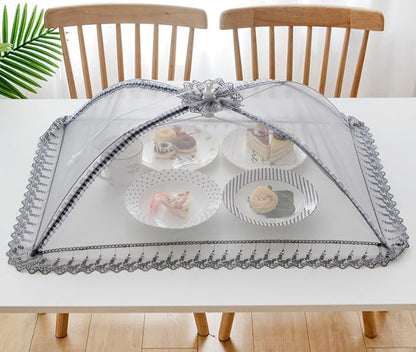 Wuyue Hua40X50cm Large Premium Pop-Up Mesh Screen Food Cover Tent Umbrella - Image 4