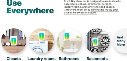 Dry & Dry 6 Pack Standing Moisture Absorbers to Control Excess Moisture in - Image 7