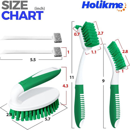 Holikme Cleaning Brush Set for Household Use, Scrub Brush, Kitchen Brush - Image 6