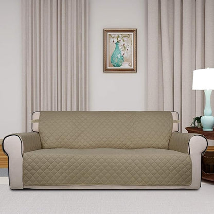 PureFit Reversible Quilted Sofa Cover, Water Resistant Slipcover Furniture - Image 2