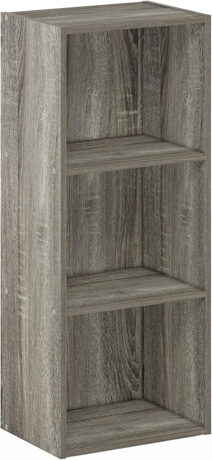 Furinno LUDER Book Shelf, 3-Cube Bookshelf, Bookcase - Image 7