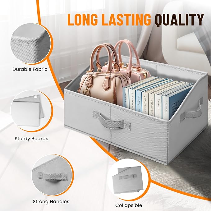 Extra Large Closet Organizers Bins 8 Pack - Image 6