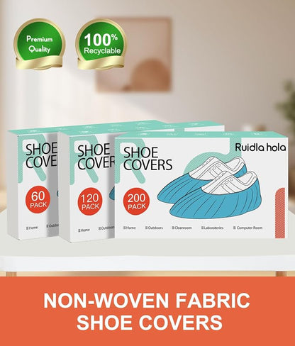 Shoe Covers Disposable 120 Pack, Non-Woven Booties - Image 6