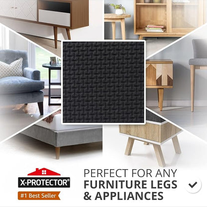 Non Slip Furniture Pads 8 pcs 1 1/2" X-Protector - Image 2