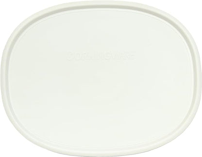 CorningWare FS2 2.5qt/2.35L Oval French White Casserole Dish and F-2-PC Oval - Image 4