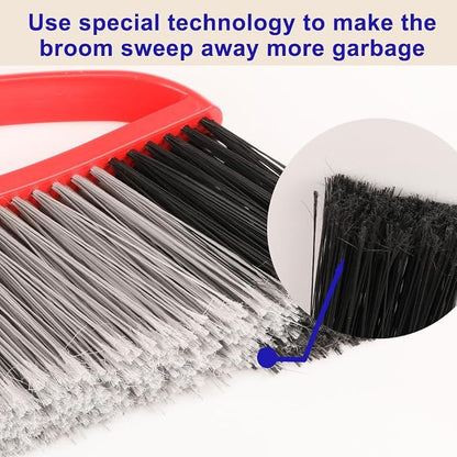 Outdoor Broom, 15.7" Wide Heavy Duty Angle Broom - Image 7