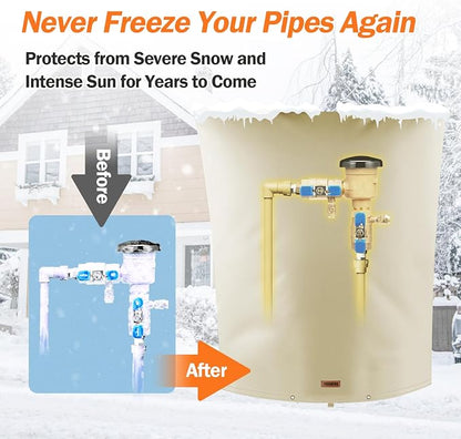 Backflow Preventer Pipe Insulation Cover - Image 3