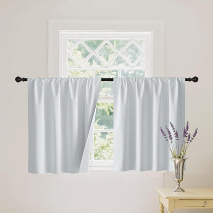 RYB HOME Mini Small 100% Blackout Curtains by RYBHOME