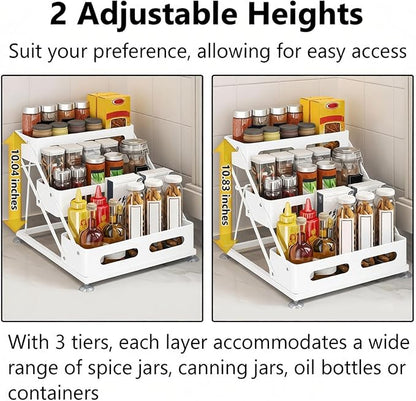 Ceetug 3 Tier Foldable Spice Rack - Image 4