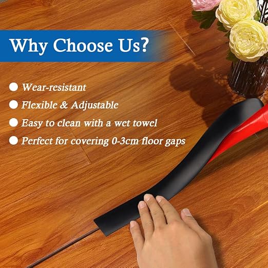 Floor Transition Strip Self Adhesive Floor Cover Strips Laminate 1.57" Wide - Image 5