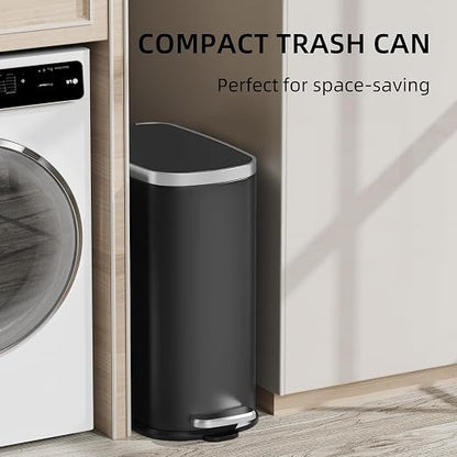 KUK Slim Bathroom Trash Can - Image 3