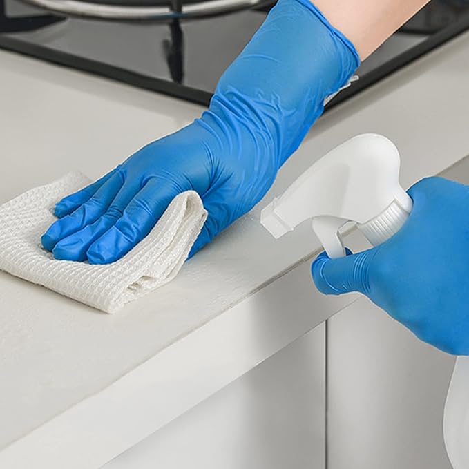 Daddy's Choice Nitrile Gloves 100Pcs 1000 Pcs Disposable Blue, - Image 4