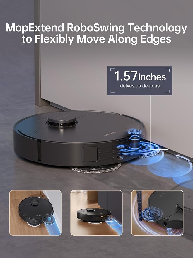 dreame X30 Ultra Robot Vacuum and Mop Combo, 8300Pa Suction, Mop Extend and Mop - Image 3