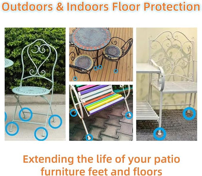 Wrought Iron Patio Furniture Feet Caps - Image 7