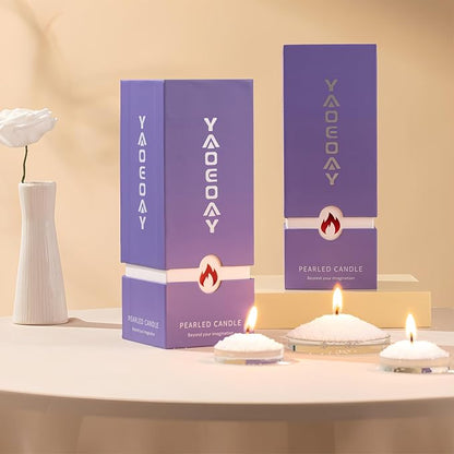 Pearl Candle 18 oz. Long-Lasting Fragrance by Sruzlia