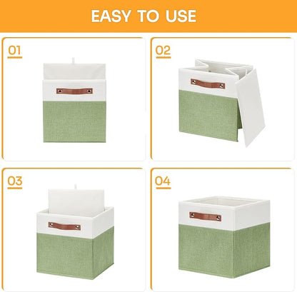 DULLEMELO 11x11 Cube Fabric Organizer Storage Bins - Image 6