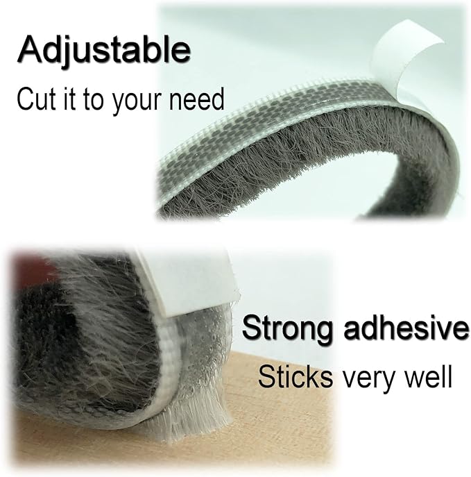 Brush Weather Stripping Window Insulation Sealer - Image 5