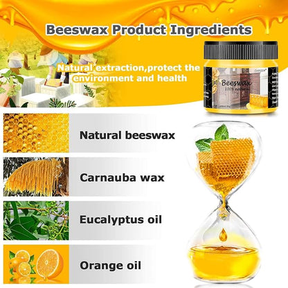 CARGEN 3 PCS Wood Seasoning Beewax Natural Beewax Traditional Wood Wax - Image 2