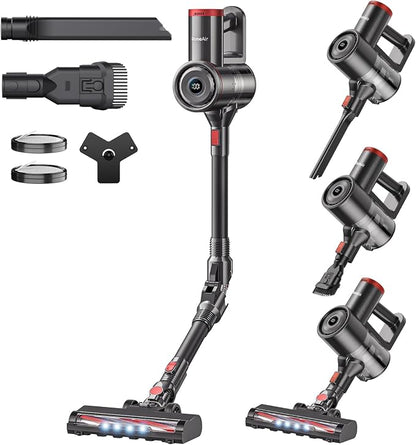Cordless Vacuum Cleaner with Back-Saving&Self-Standing, Upright Vacuum Cleaners by AirMeetsInnovation