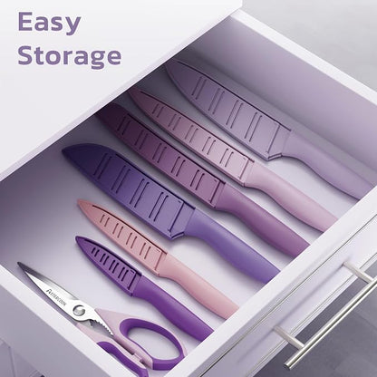 Astercook Knife Set, 13 Pieces Kitchen Knives Set - Image 7