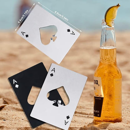 Ace Of Spades Bottle Opener Credit Card Size Pocker Cap Opener Portable - Image 2