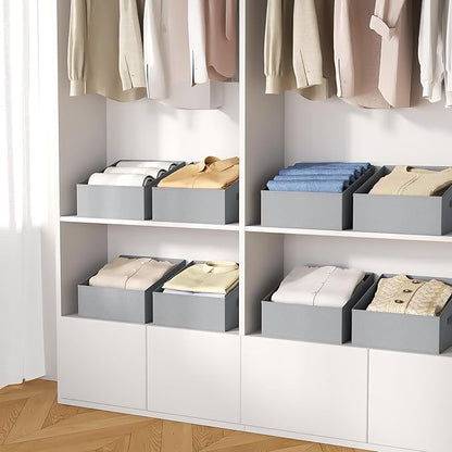 DIMJ Storage Bins for Closet, Trapezoid Storage Bins - Image 7