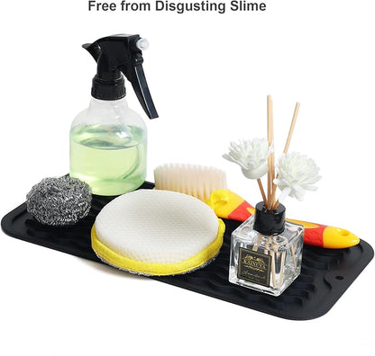 ZLR Silicone Dish Drying Mat for Kitchen Counter, Eco-Friendly Fast Dry Dish Mat - Image 8