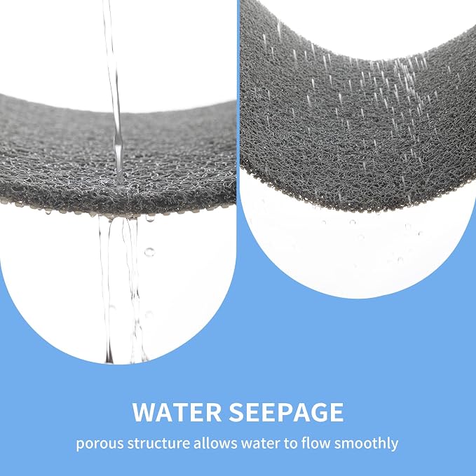Non Slip Bathtub Mat, Anti Slip Shower Mat, Fast Drying Bath Tub Mats, Foot - Image 6