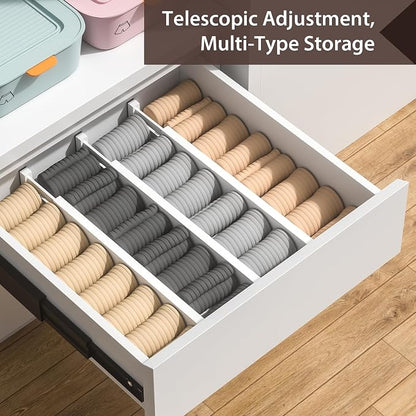 DUCOO 4 PCS Drawer Divider, Expandable Separators - Image 5