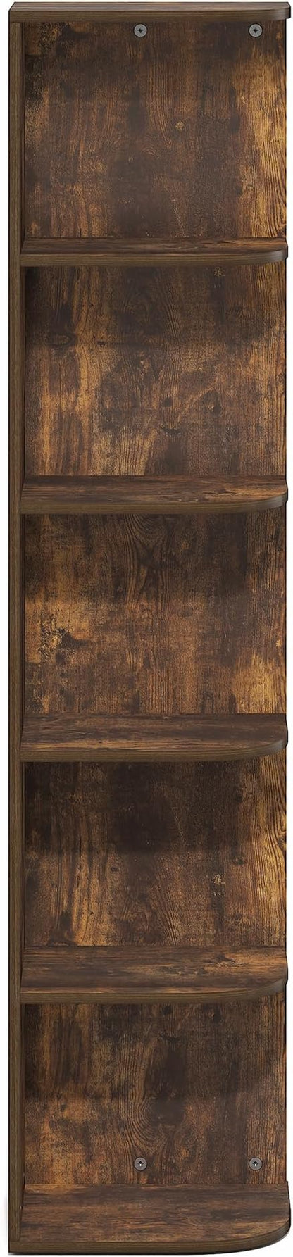 Furinno PASIR Book Shelf, 5-Tier Corner Bookshelf - Image 7
