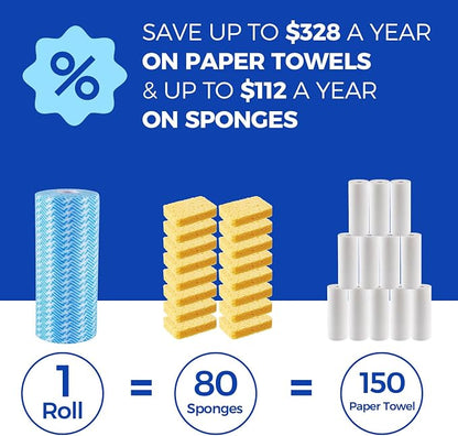 Disposable Cleaning Rolls Handi Wipes Reusable Cleaning Cloths Reusable Dry - Image 5