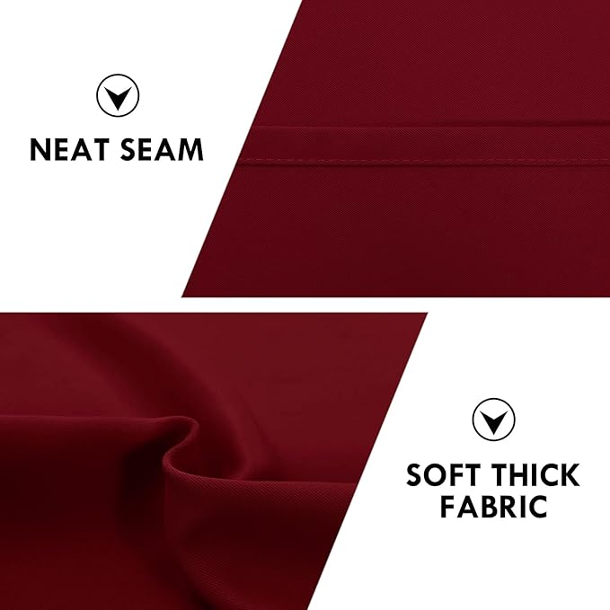DWCN Blackout Curtains for Bedroom – Rod Pocket Thermal Insulated Noise - Image 6