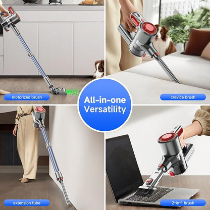 Cordless Vacuum Cleaner, 30Kpa Lightweight Stick Vacuum - Image 3