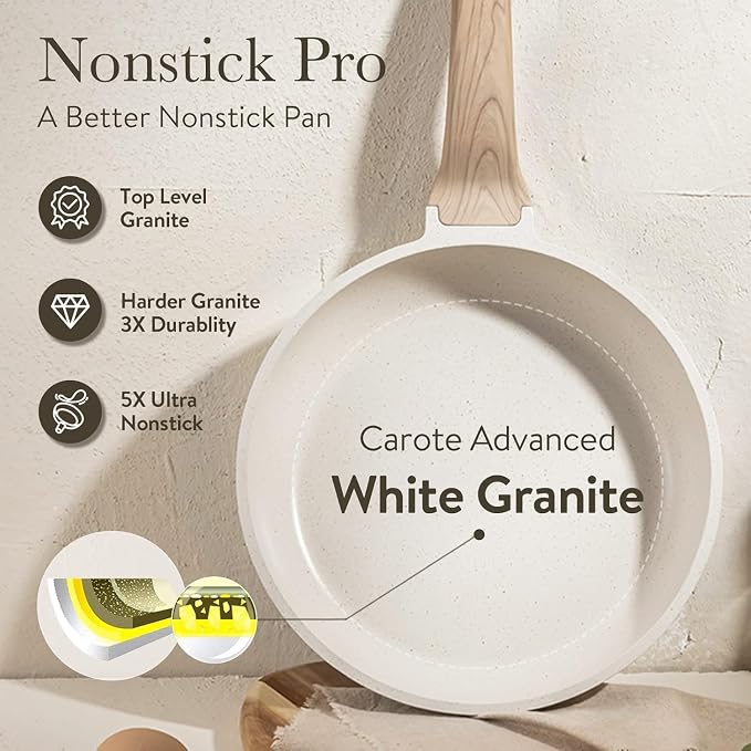 CAROTE 12 Inch Non Stick Frying Pan - Image 5