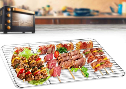 TeamFar Baking Sheet with Rack Set, Stainless Steel Baking Pan Cookie Sheet - Image 9