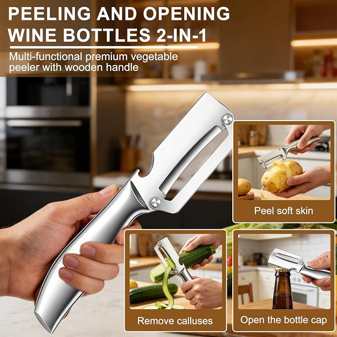 2pcs Multi-Functional Vegetable Peeler - Image 5