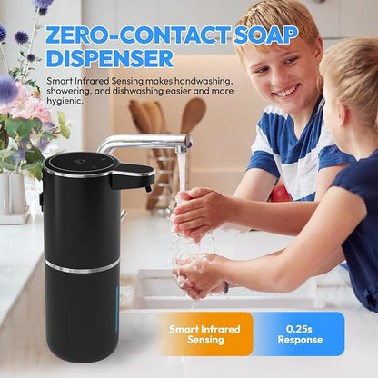 2 Pack Automatic Foaming Soap Dispenser, Touchless Foam Soap Dispenser - Image 3