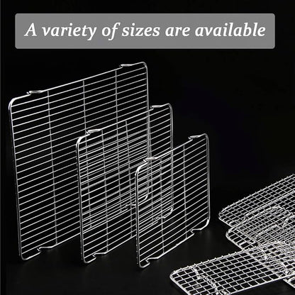 Oven Roasting Rack 11 x 15.4 inch Rectangle Baking Cooling Steaming Grilling - Image 2