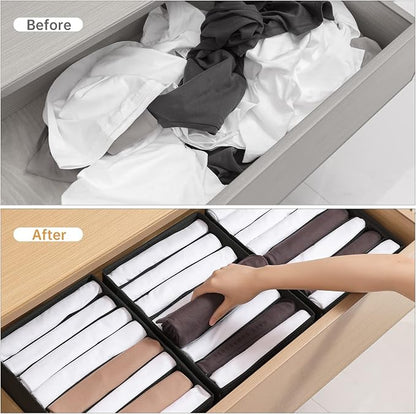 4 Packs T-shirt Drawer Organizers - Image 5