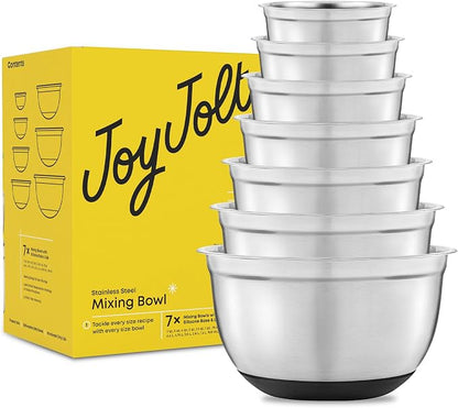 JoyJolt Stainless Steel Mixing Bowls - Image 9